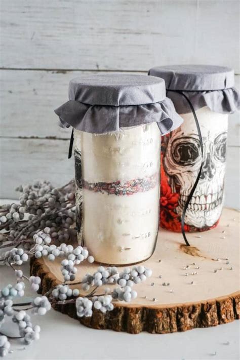 Skull Cookie Mason Jars Best Halloween Mason Jar Craft Project You