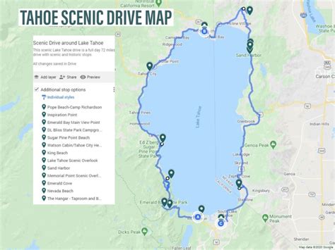 13 Killer Stops On The Scenic Lake Tahoe Drive