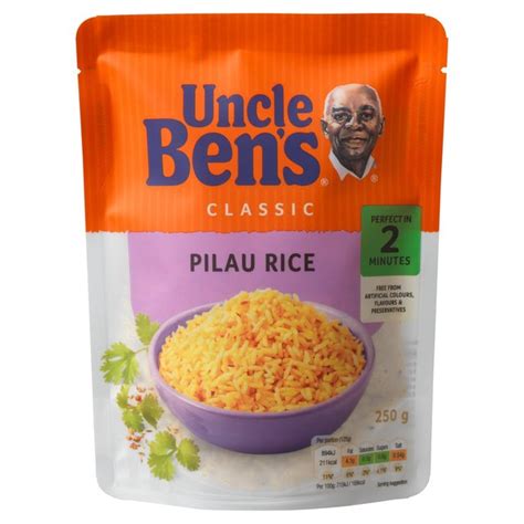Uncle Bens Classic Pilau Rice 250G Britain Essentials Hong Kong S