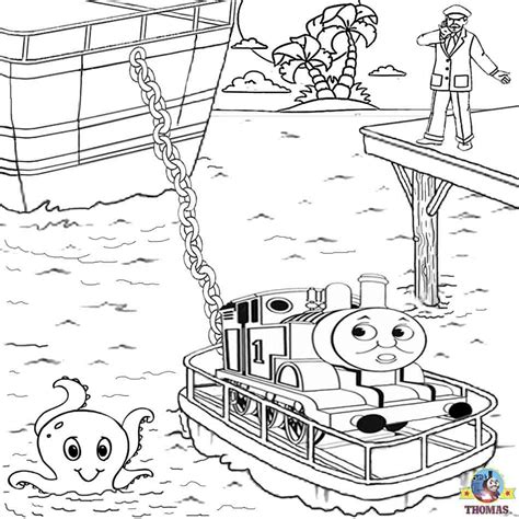 Free printable coloring pages thomas the train coloring pages. Thomas And Friends Misty Island Rescue Coloring Pages For Kids | Train Thomas the tank engine ...