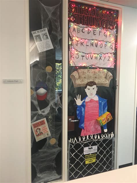 Stranger Things Office Door Decor Officite Halloween Classroom