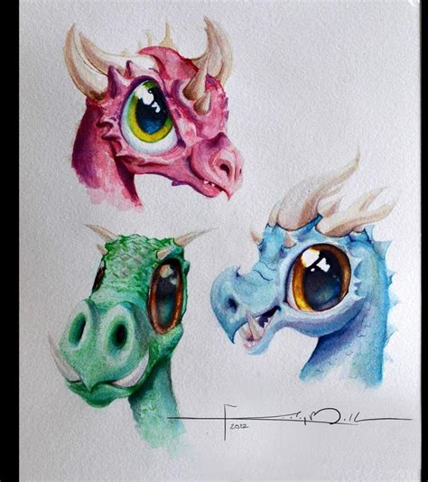 Watercolor Dragons By Imaginesto On Deviantart Dragon Art Dragon