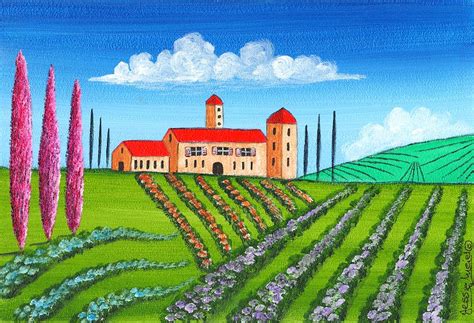 Tuscan Villa 4611 Painting By Jessie Meier Pixels