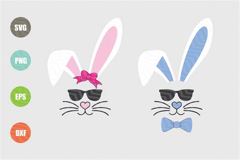 Easter Bunny With Glasses Svg - 236+ Amazing SVG File