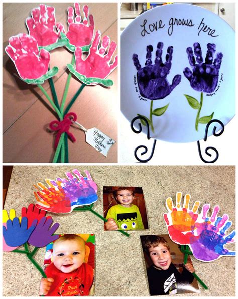 Why make handmade gifts for mom. Mother's Day Handprint Crafts & Gift Ideas for Kids to ...