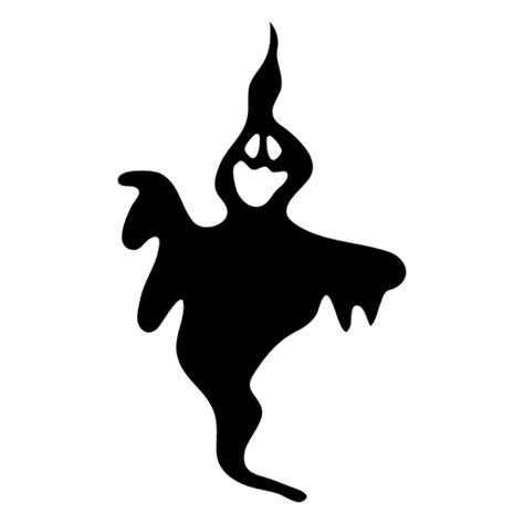 Black Ghost Silhouette 15 Transparent Png And Svg Vector File