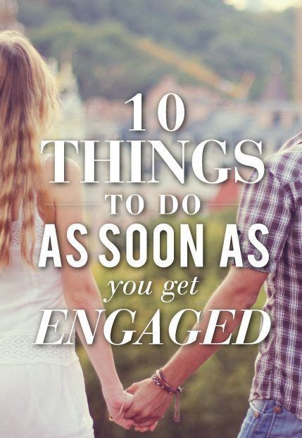 12 Things To Do As Soon As You Get Engaged Fun Wedding Wedding Planning Tips Wedding Planning