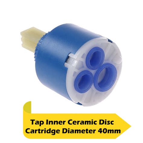 40mm Shower Lever Tap Mixer Ceramic Cartridge Bath Basin Repair