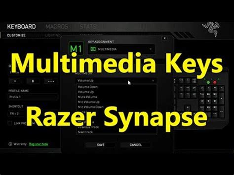 For whatever reason, my razer huntsman keyboard does work for the most part. Multimedia Volume Keys for Razer Synapse / Keyboard - YouTube