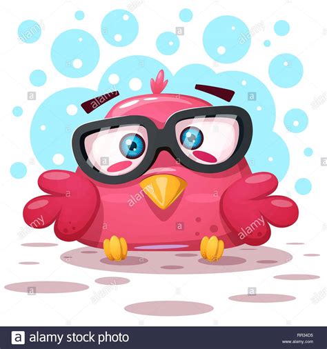 Cute Bird Illustration Cartoon Characters Stock Vector Image And Art Alamy