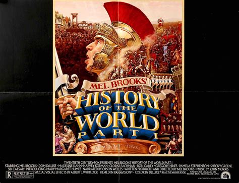 History Of The World Part 1 1981 World History Movie Posters Vintage Vintage Movies