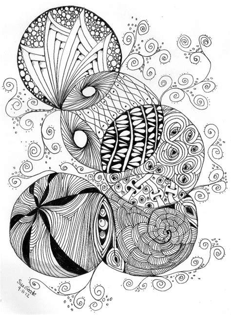 5 Balls Zentangle Patterns Zentangle Doodle Art Inspiration