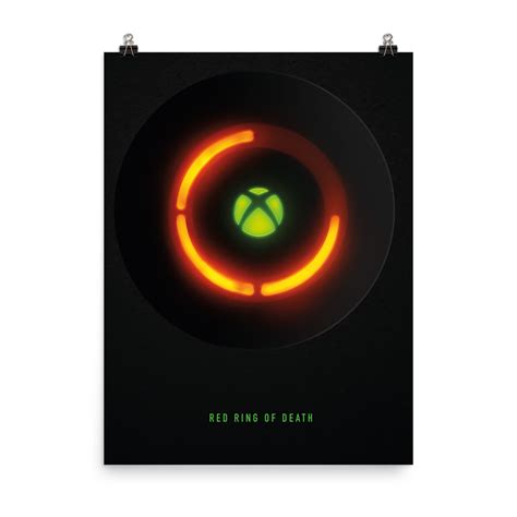 Microsoft Released An Official Red Ring Of Death Poster For Xbox 360 Fans