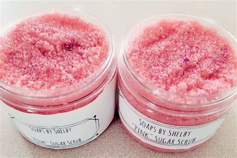 Pink Sugar Scrub By Soapsbyshelby On Etsy Sugar Scrub Pink Sugar Scrubs