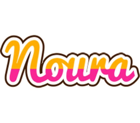 Noura Logo | Name Logo Generator - Smoothie, Summer, Candy Style