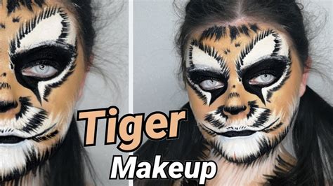 Tiger Halloween Makeup Tutorial Youtube