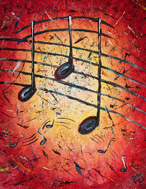 Music Notes Painting