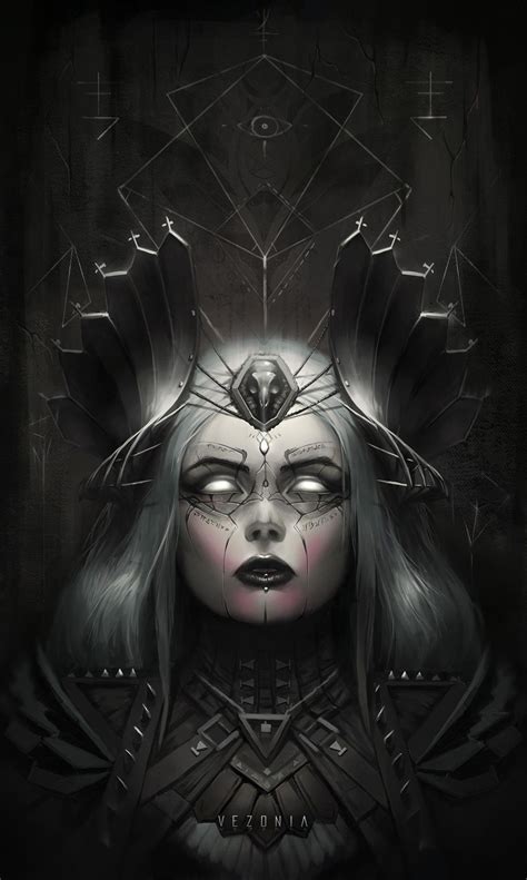 Enva By Verzonia Lithium Artstation Dark Gothic Art Dark Fantasy