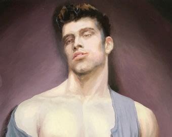 Nude Male Paintings Etsy