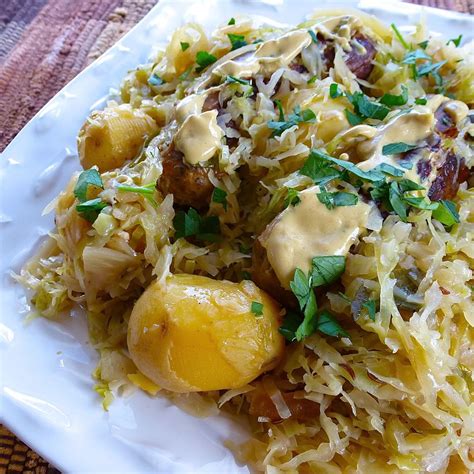 When all of the chicken is out of the skillet, add the sausage and garlic. Chicken Apple Sausage with Cabbage Recipe | Allrecipes
