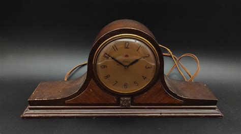 Vintage Wood Shelf Clock Telechron By General Electric Etsy