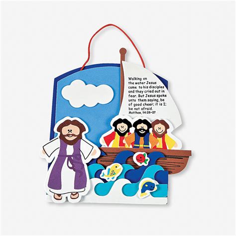 Jesus Walks On Water Craft For Kids Craft Lwm