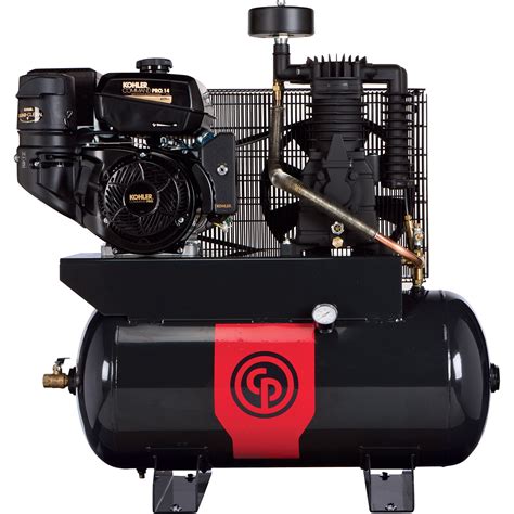 Free Shipping — Chicago Pneumatic Gas Powered Air Compressor — 12 Hp
