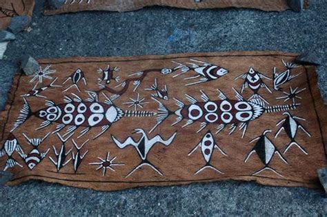 Khombow Ukiran Kulit Kayu Khas Sentani Papua Carvings