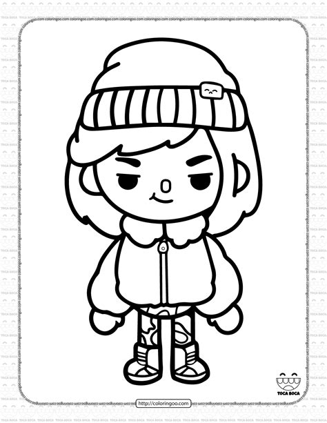 Printable Toca Life Coloring Pages Updated 2024
