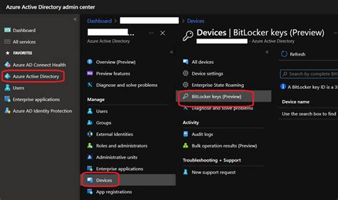 Azure Ad New Way To Find The Bitlocker Recovery Key