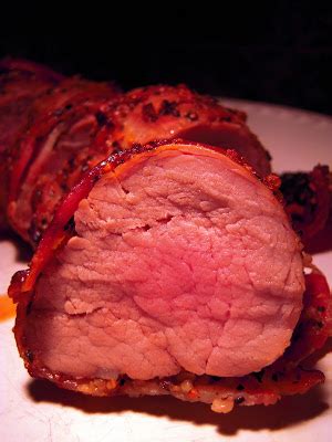 It is no longer necessary to cook pork to 160+°f. Bacon Wrapped Pork Tenderloin | Plain Chicken®
