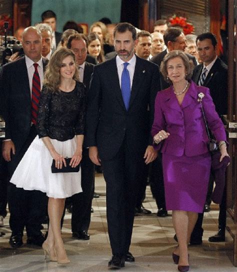 Spanish Crown Prince Felipe C His Wife Princess Letizia