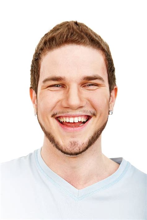 Smiling Face Of Young Man Stock Photo Image Of Crazy 30783674