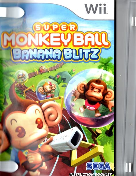Super Monkey Ball Banana Blitz Nintendo Wii Complete W Manua Video