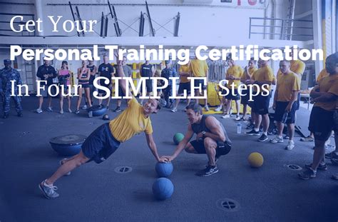 First Things First Get Your Personal Training Certification In Four