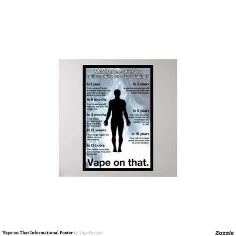 Vape On That Informational Poster Zazzle