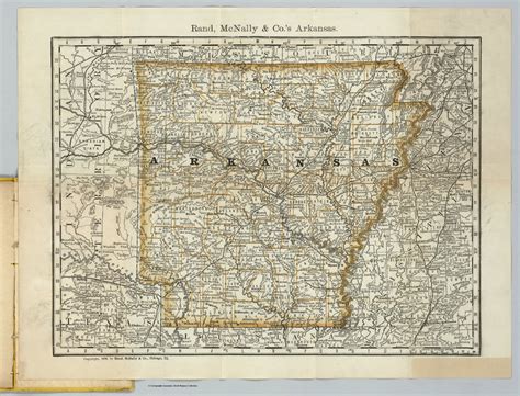 Indexed Map Of Arkansas David Rumsey Historical Map