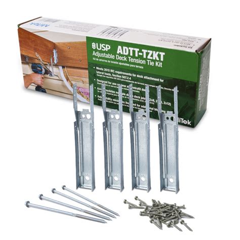 Buy Mitek Adtt Tzkt Deck Tension Tie Kit Steel