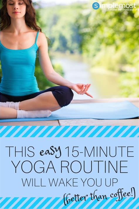 This Easy Minute Morning Yoga Routine Will Wake You Up Better Than Coffee Morning Yoga