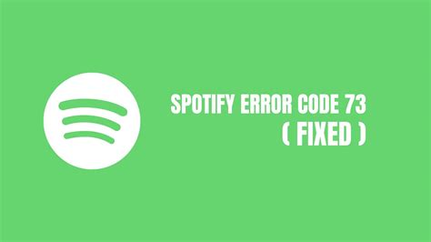 How To Fix Spotify Error Code 73 Windows 7 To 11 SpotiFlyer