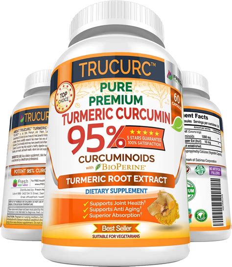 Organic Trucurc Turmeric Curcumin By Fresh Healthcare Mg Tumeric