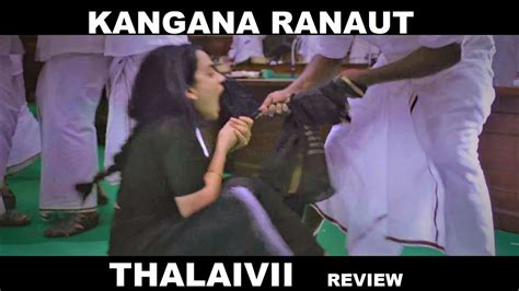 Thalaivii Thalaivi 2021 Hindi Tamil Film Review Wmc Kangana