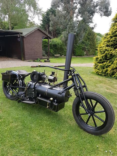This Coal Fired Steam Motorbike Built By Technician Is A Steampunk Dream