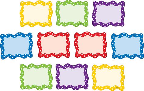 Polka Dots Blank Cards Accents Tcr4757 Teacher Created Resources