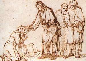 When jesus was approached by ten lepers begging him for mercy, he said, go and show yourselves to the priest. Sunday Gospel "Jesus Cleanses a Leper" February 12, 2012 ...