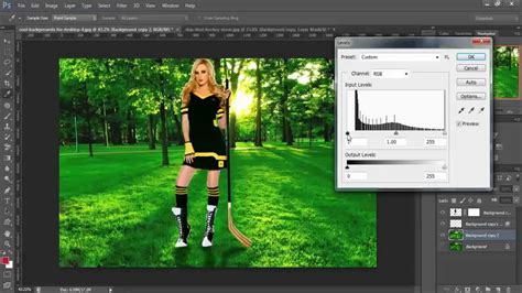 Photoshop Cs6 How To Change Background Youtube