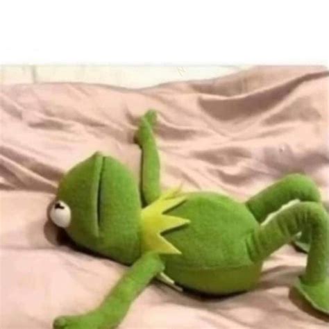 Tired Kermit Blank Template Imgflip