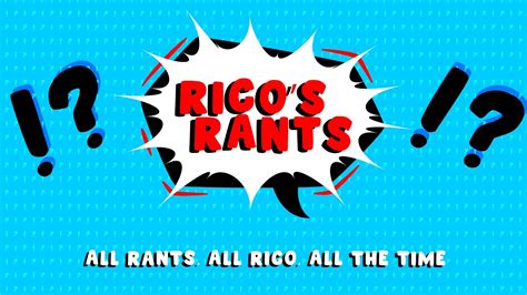 Ricos Rants Thanksgiving Edition Youtube