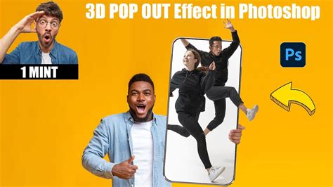 Create A 3d Pop Out Effect In Photoshop Complete Tutorial Youtube