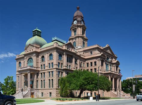 Tarrant County Courthouse Architecture In Fort Worth